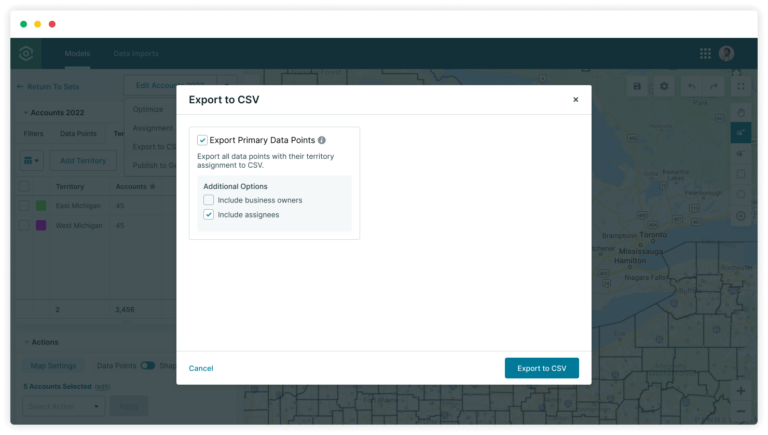 Export Sales Plan to CSV